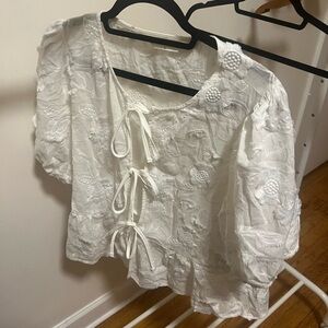 Commense Ivory Lace Blouse